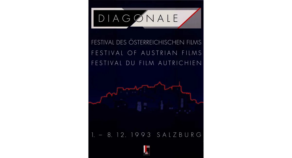 Diagonale 1993 Vorplakat, Grafik: Jan Lauth