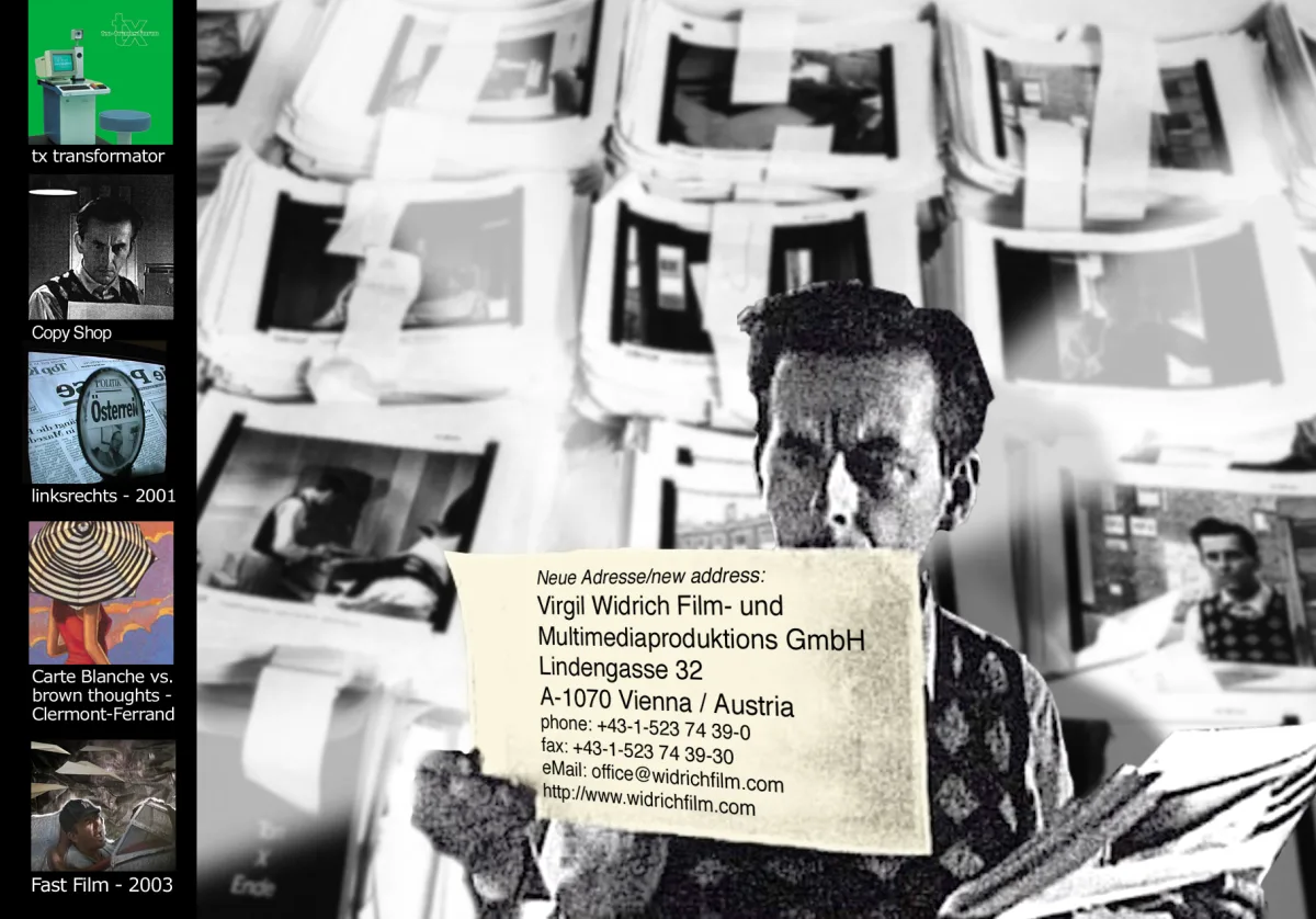 Postkarte zum Umzug Lindengasse 32, 1070 Wien