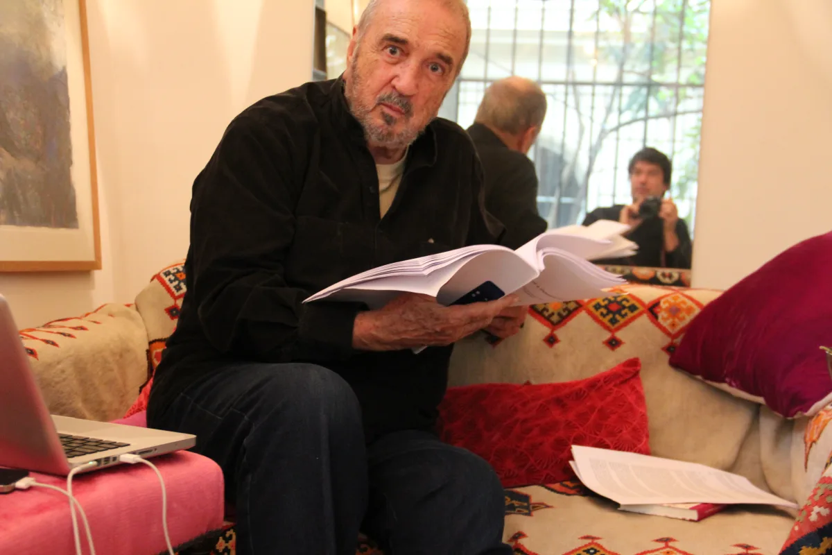„Die Nacht der 1000 Stunden“, Jean-Claude Carrière und Virgil Widrich in Paris, Oktober 2011.