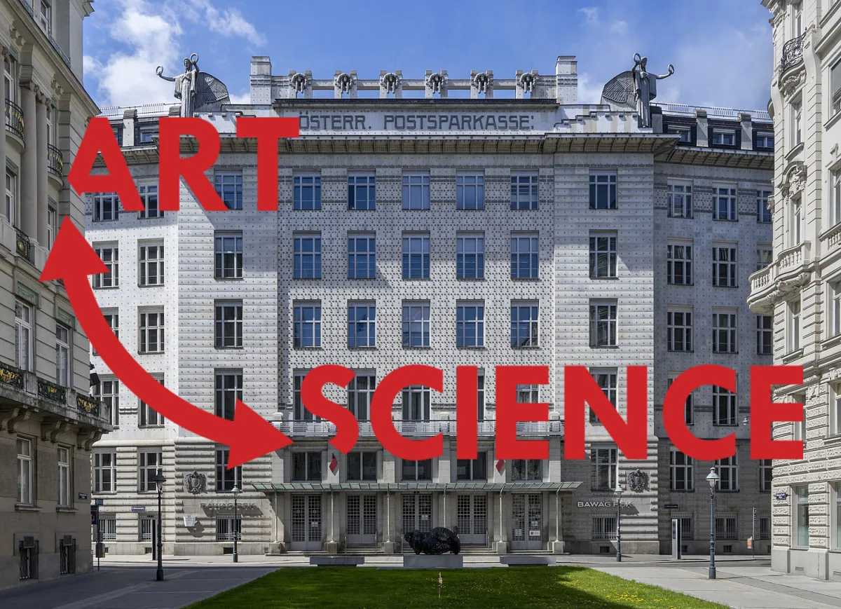 Der Masterlehrgang „Art & Science“ übersiedelt am 1.10.2021 in die von Otto Wagner gestaltete Postsparkasse, 1010 Wien.