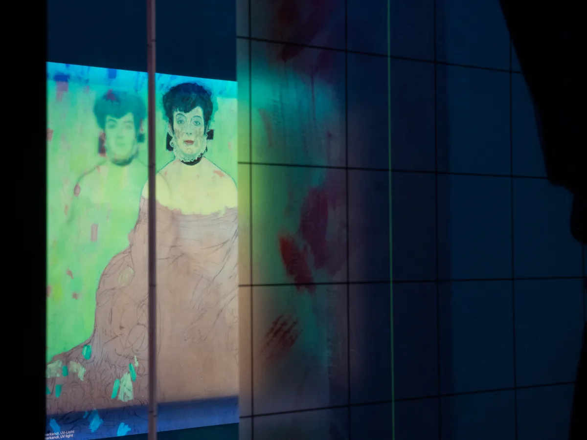 Ausstellung „Klimt. Pigment & Pixel“, Unteres Belvedere Wien, 2025. Foto: Virgil Widrich