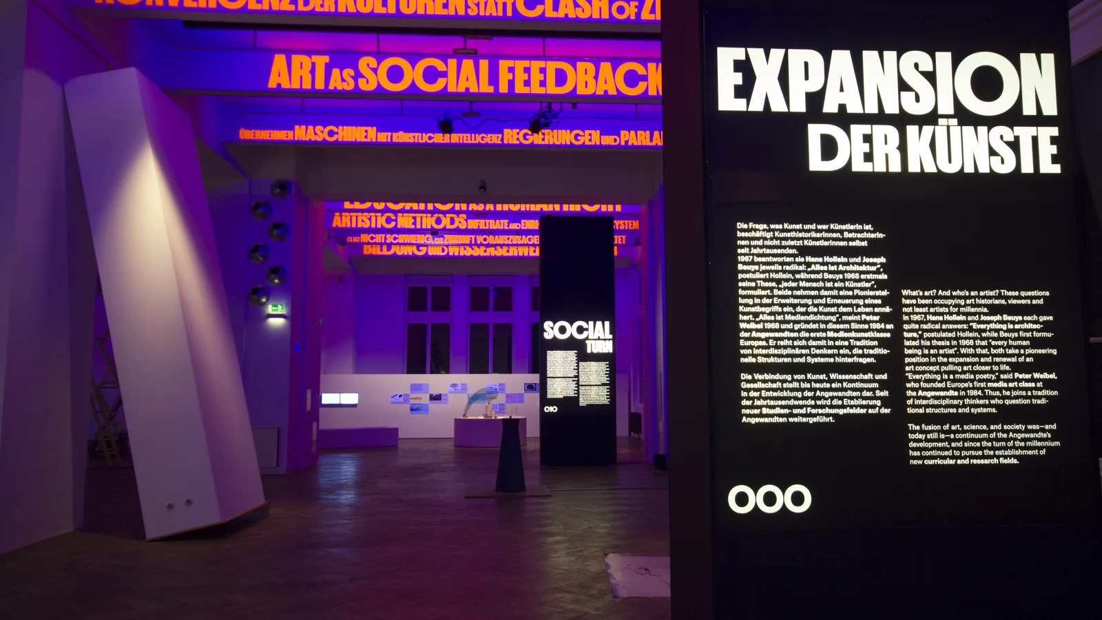 Exhibition “Aesthetics of change – 150 years of the University of Applied Arts Vienna” at MAK, 2017