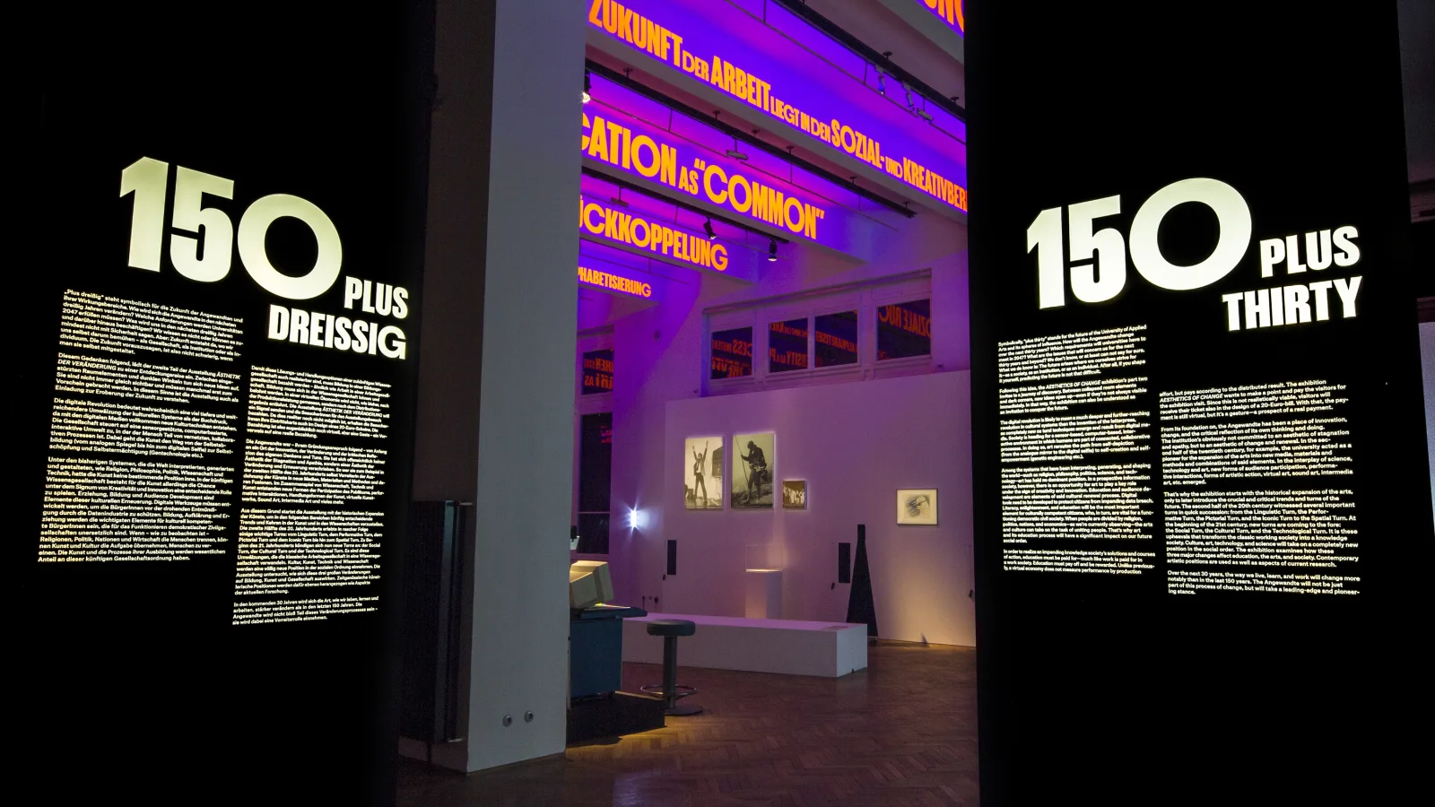 Exhibition “Aesthetics of change – 150 years of the University of Applied Arts Vienna” at MAK, 2017