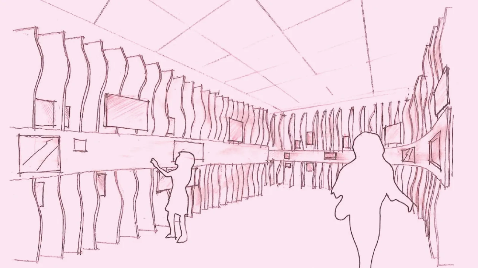 “90 years of the Salzburg Festival”, Architectural draft by Wolfgang Novak/novakarchitects