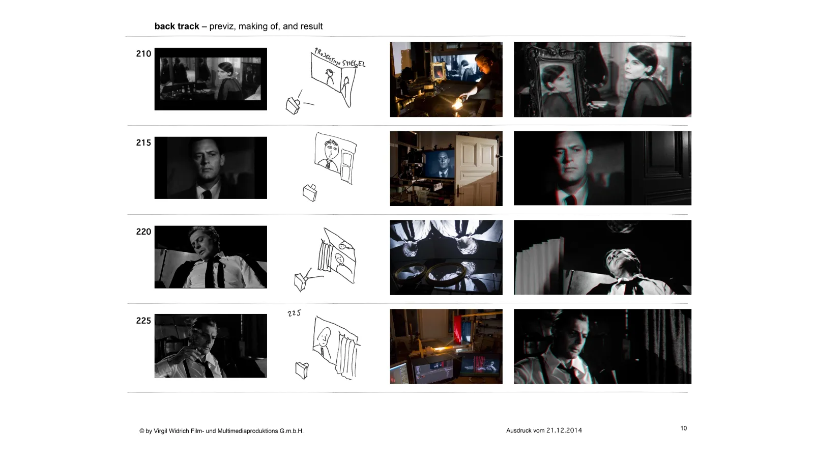Story Board “back track”, 2015