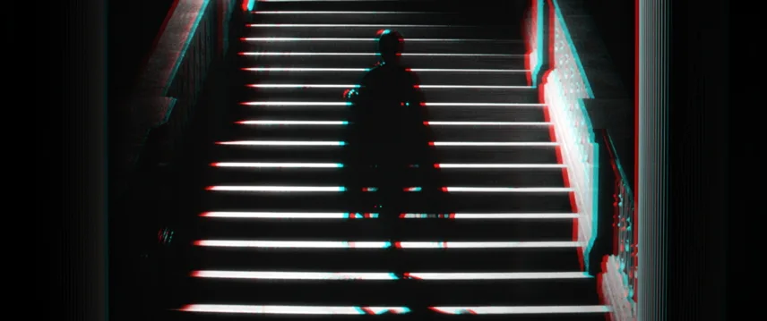 Still frame from “back track”, anaglyph