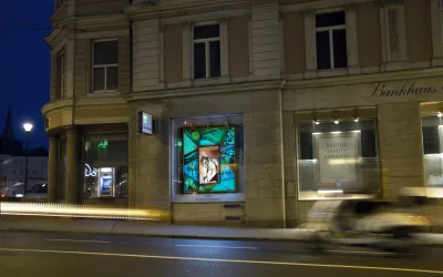 Bankhaus Spängler Schaufenstercollage