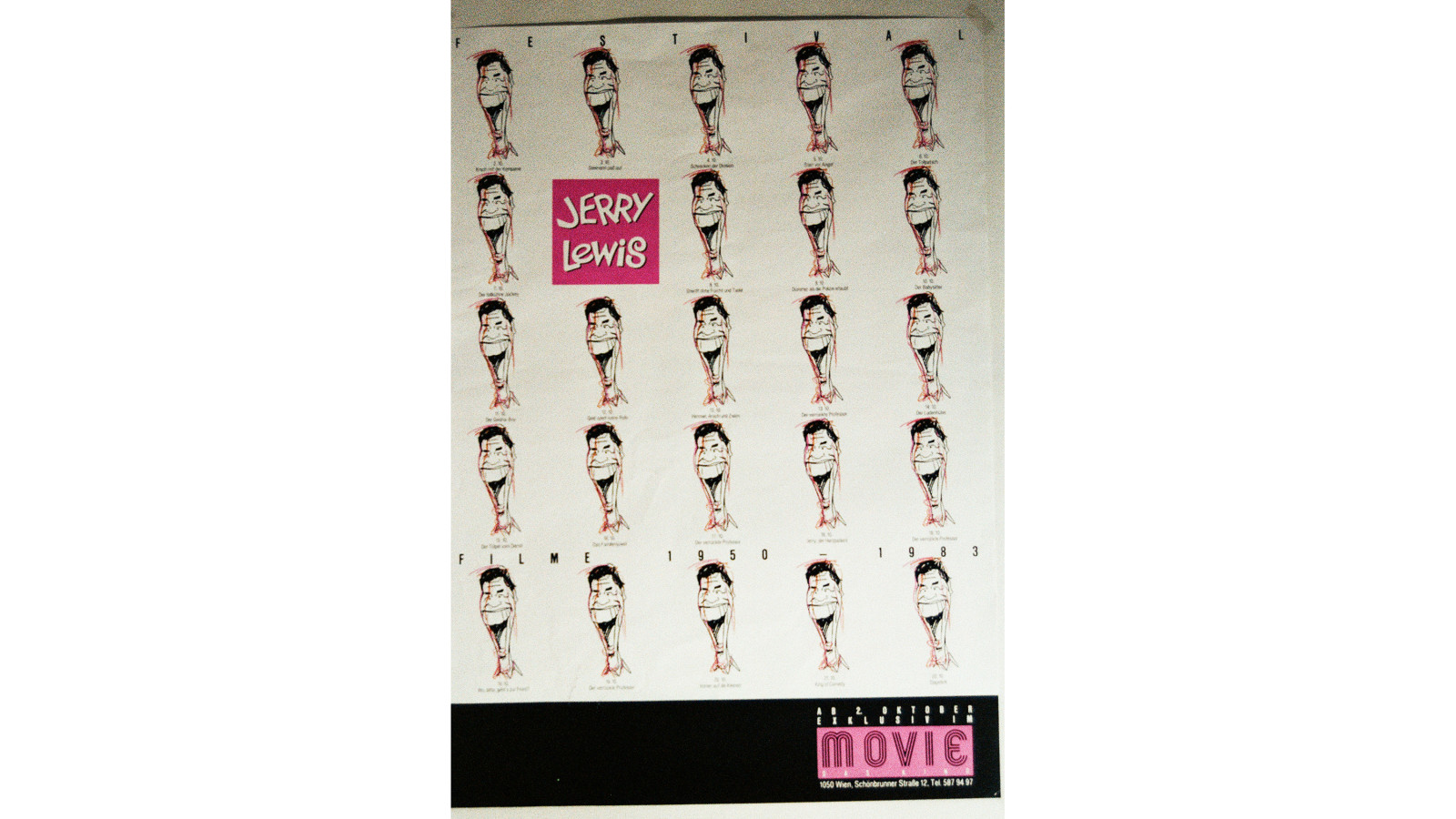 Poster “Jerry Lewis”, Classic Films, 1987/88