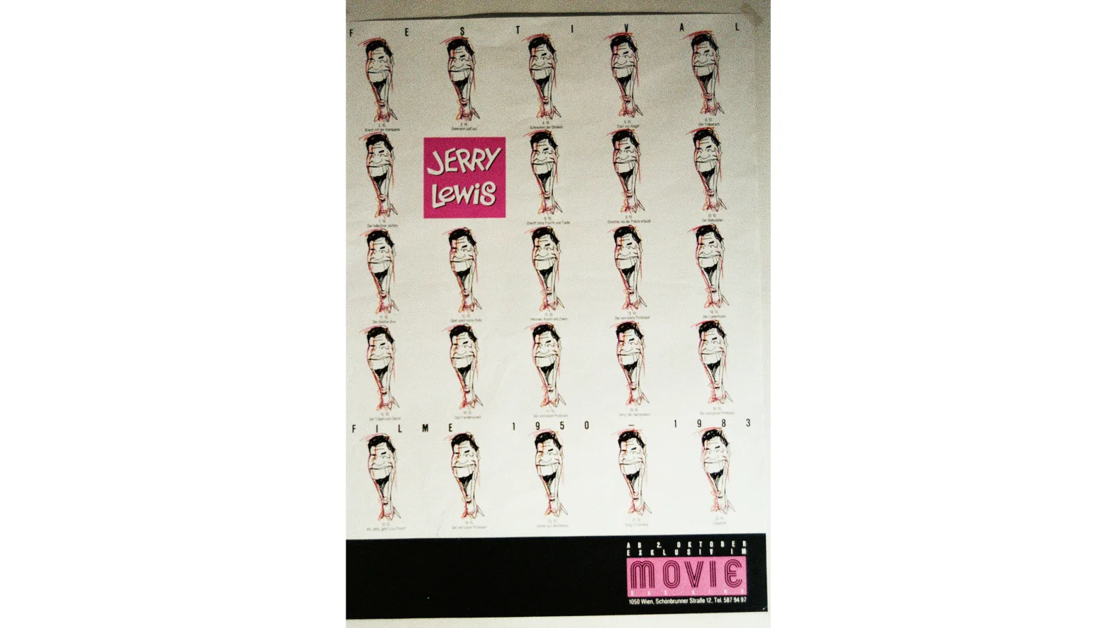 Poster “Jerry Lewis”, Classic Films, 1987/88