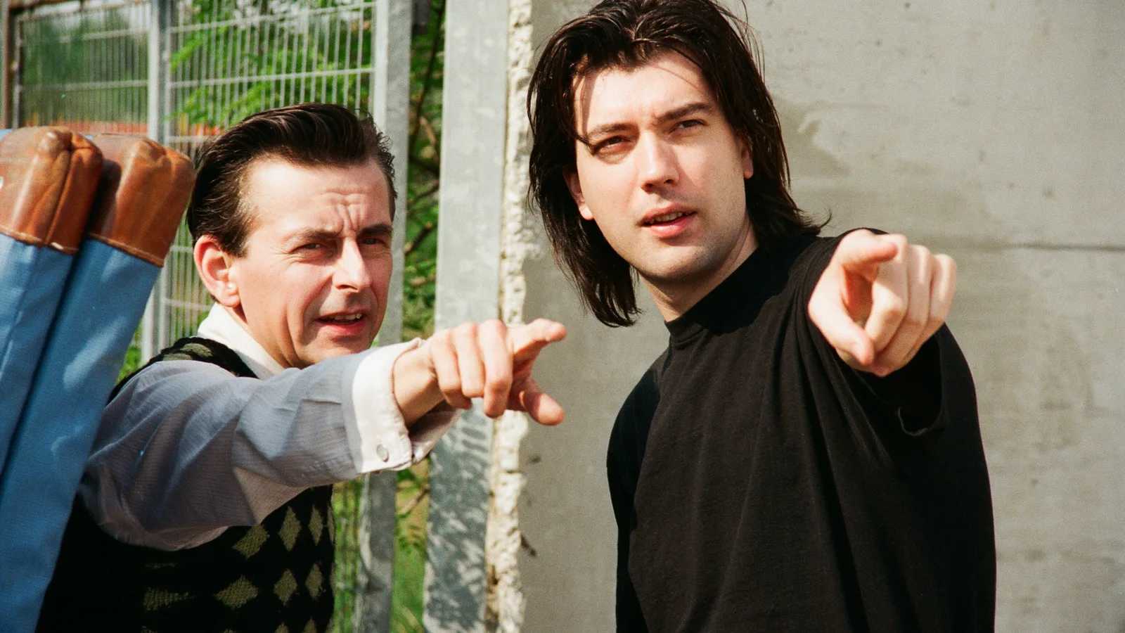 Shooting of “Copy Shop”, April 2000, Johannes Silberschneider, Virgil Widrich