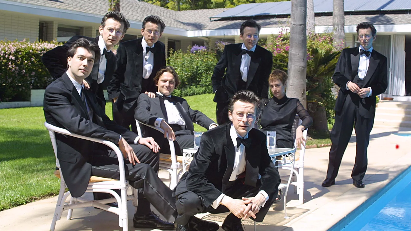 The film team in Hollywood, 2002