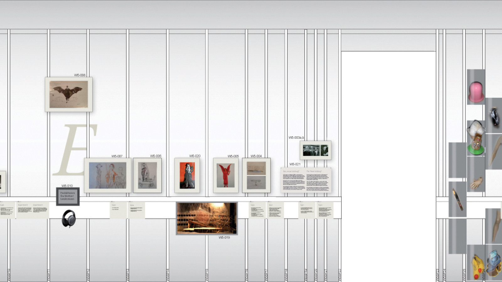 „90 Jahre Salzburger Festspiele“, Ausstellungsgrafik: Robert Six, Ausstellungsarchitektur: novakarchitects
