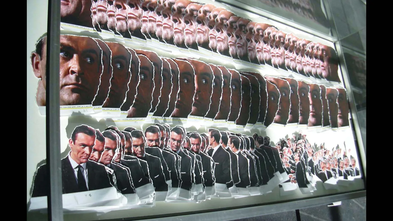 Exhibition of folded objects from “Fast Film” at the Annecy Film Festival, 2004