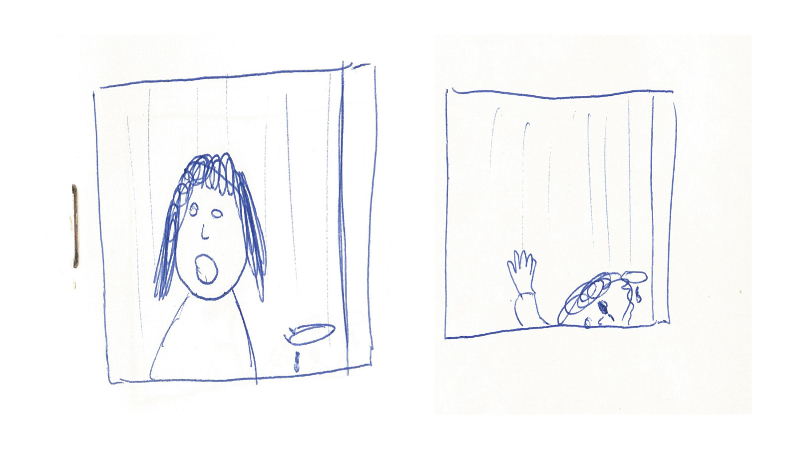 Story Board von „Gebratenes Fleisch“, Virgil Widrich, 1980