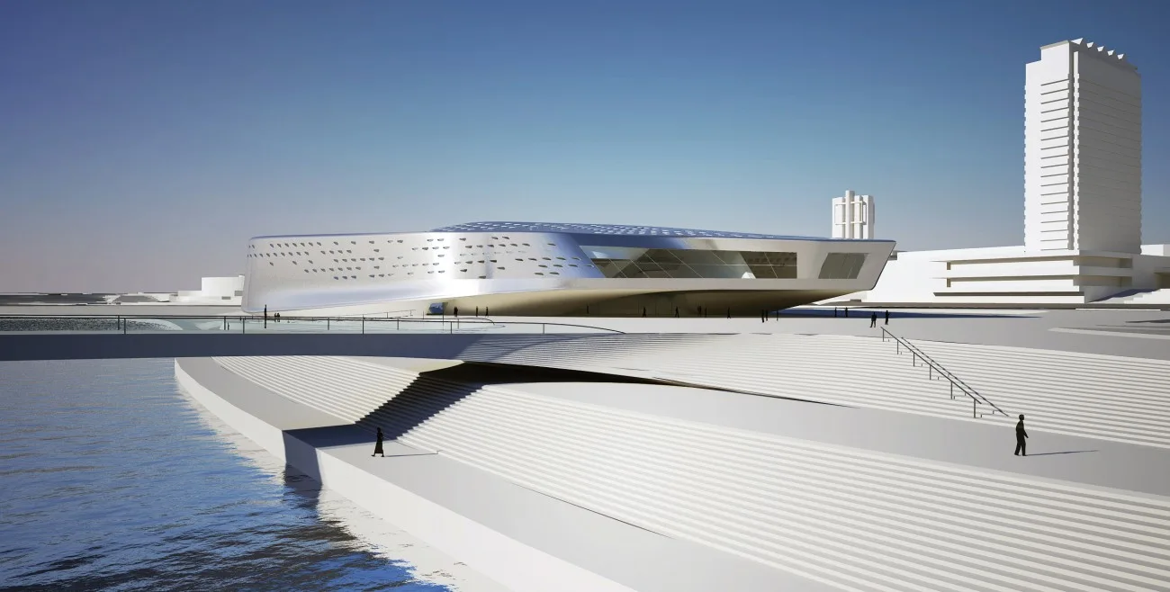 Guggenheim Hermitage Museum Vilnius, Visualisation: Studio Zaha Hadid