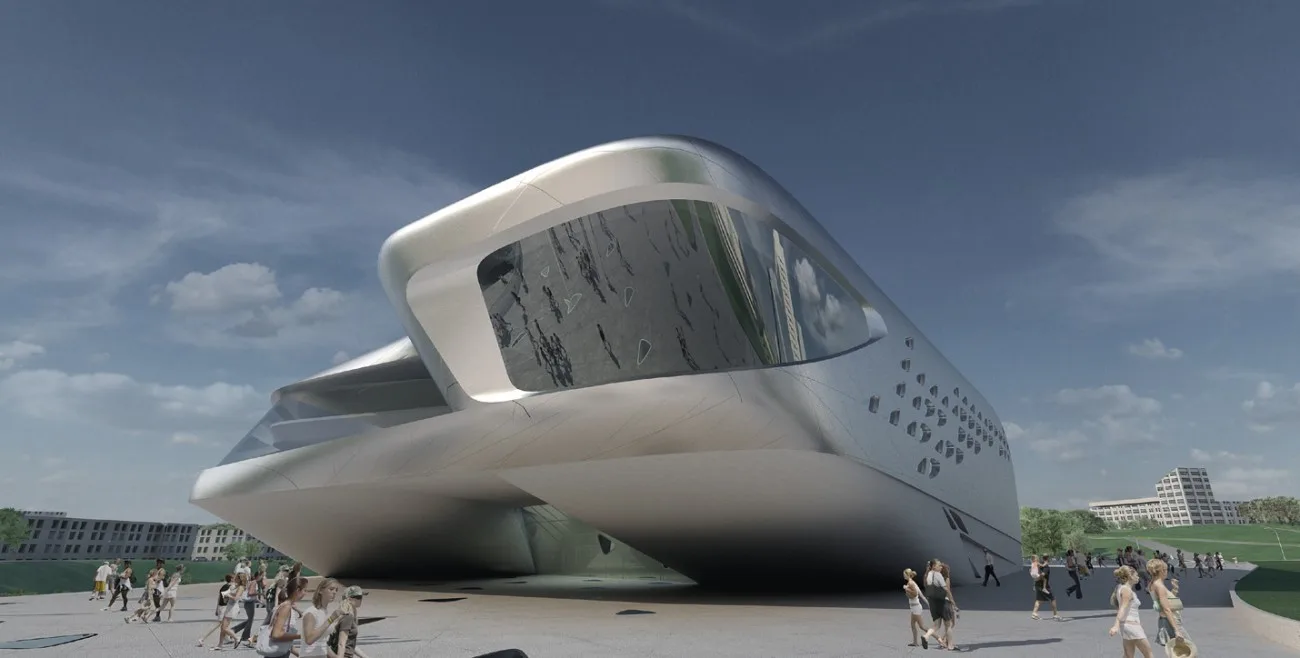 Guggenheim Hermitage Museum Vilnius, Visualisation: Studio Zaha Hadid