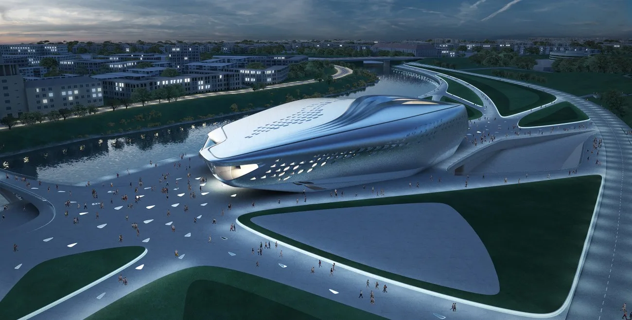 Guggenheim Hermitage Museum Vilnius, Visualisation: Studio Zaha Hadid