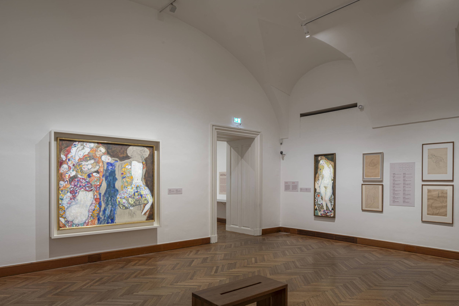 Ausstellung „IM BLICK: Gustav Klimt – Die Braut“, Oberes Belvedere, 2025, Foto: Johannes Stoll / Belvedere, Wien