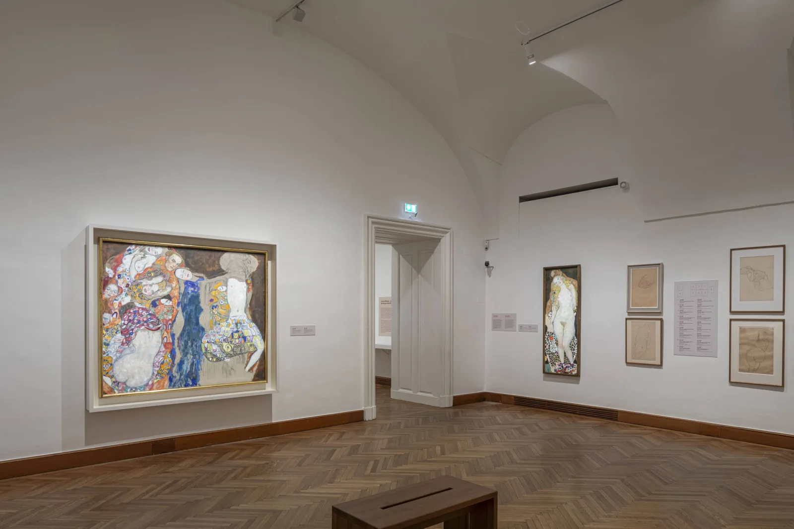 Ausstellung „IM BLICK: Gustav Klimt – Die Braut“, Oberes Belvedere, 2025, Foto: Johannes Stoll / Belvedere, Wien