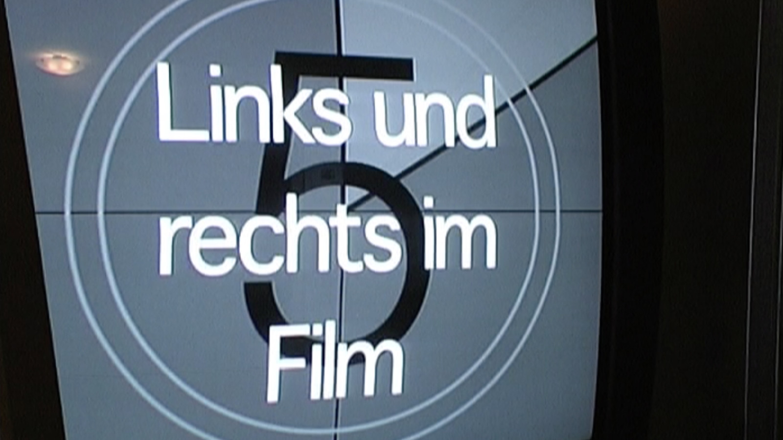 Standbild aus dem Film „Linksrechts“, 2001