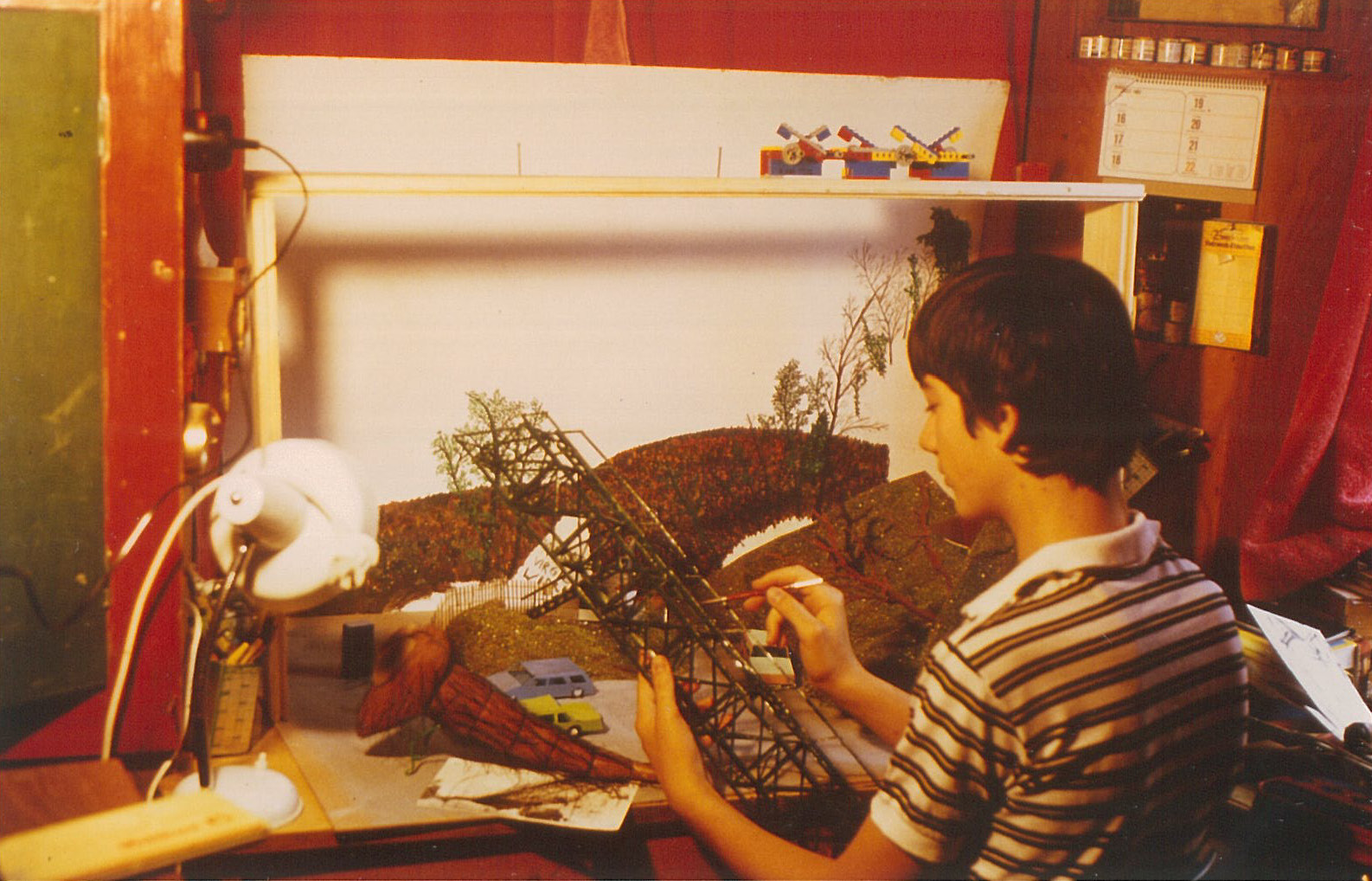„Monster in Salzburg“, Modelltrickaufnahmen, 1982