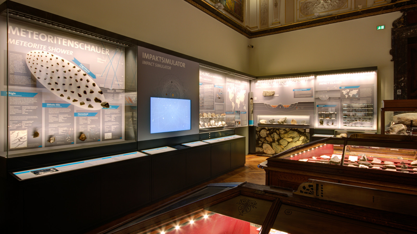 Meteoritensaal des Naturhistorischen Museums Wien, Foto: checkpointmedia