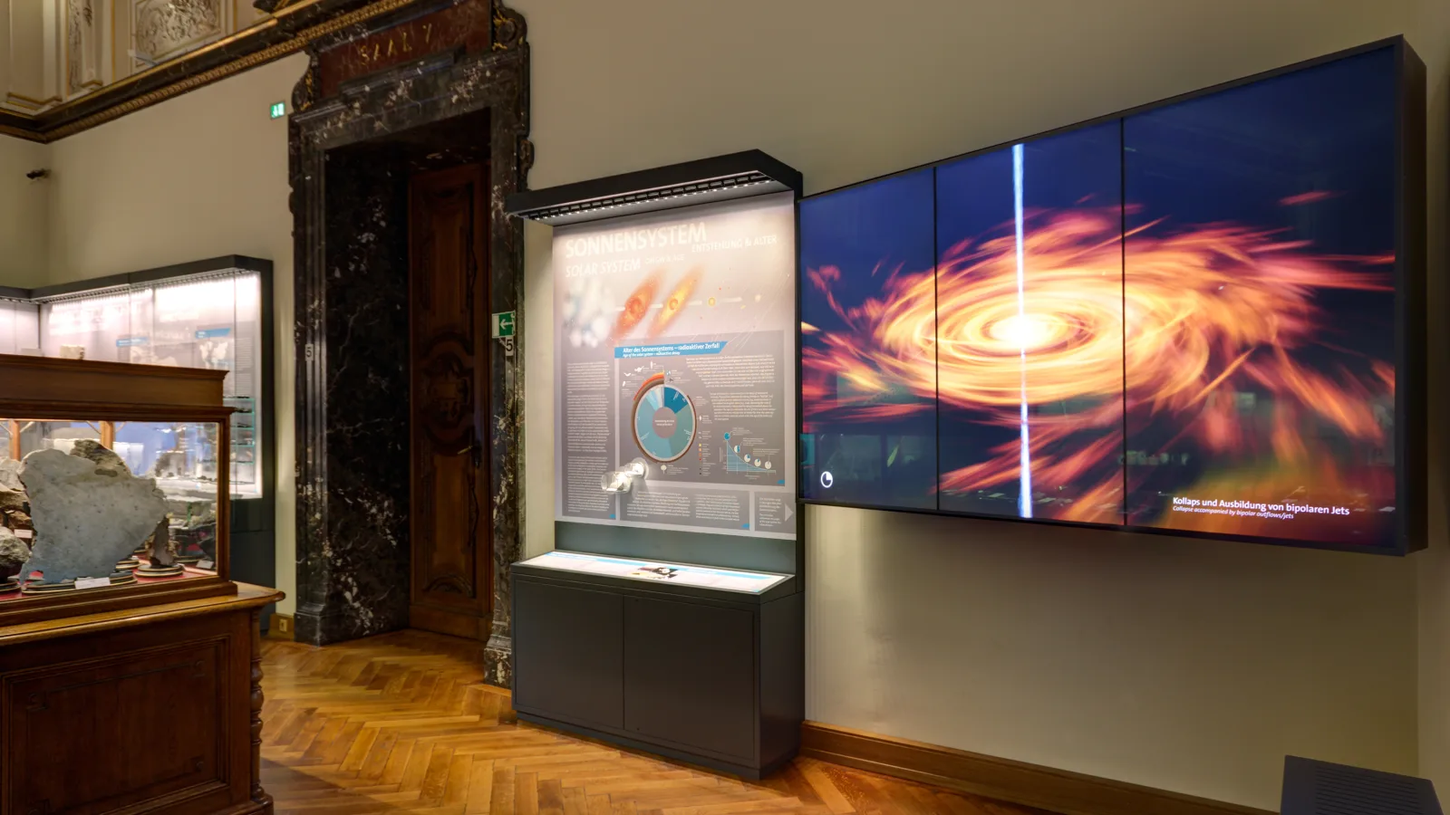 Meteorite Gallery at the Museum of Natural History Vienna, photo: checkpointmedia