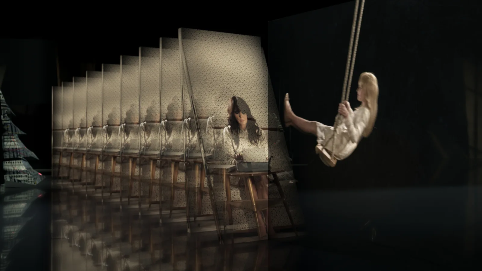 Still from “Nena & Dave Stewart: Be my Rebel”, directed by Virgil Widrich, 2018