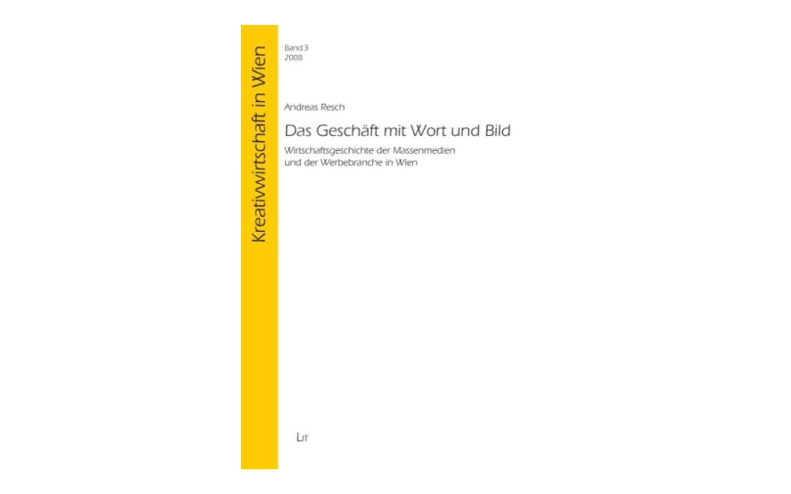 Buchcover „Das Geschäft mit Wort und Bild“
