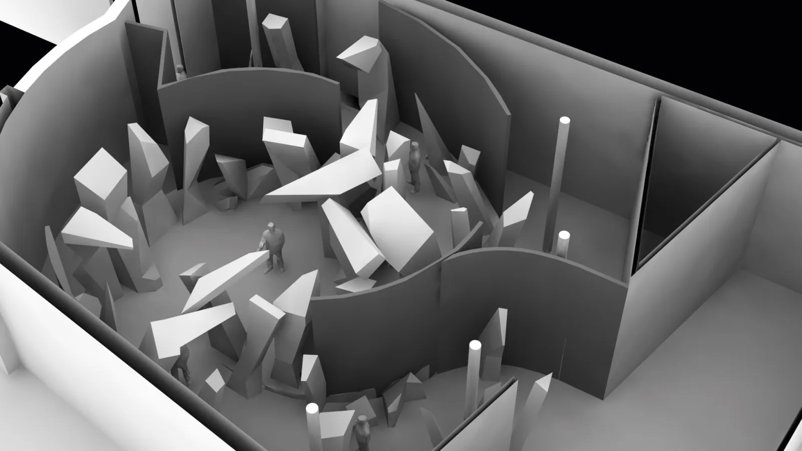 Swarovski Kristallwelten, „Reflexionen“, 3D-rendering: Studio Kudlich