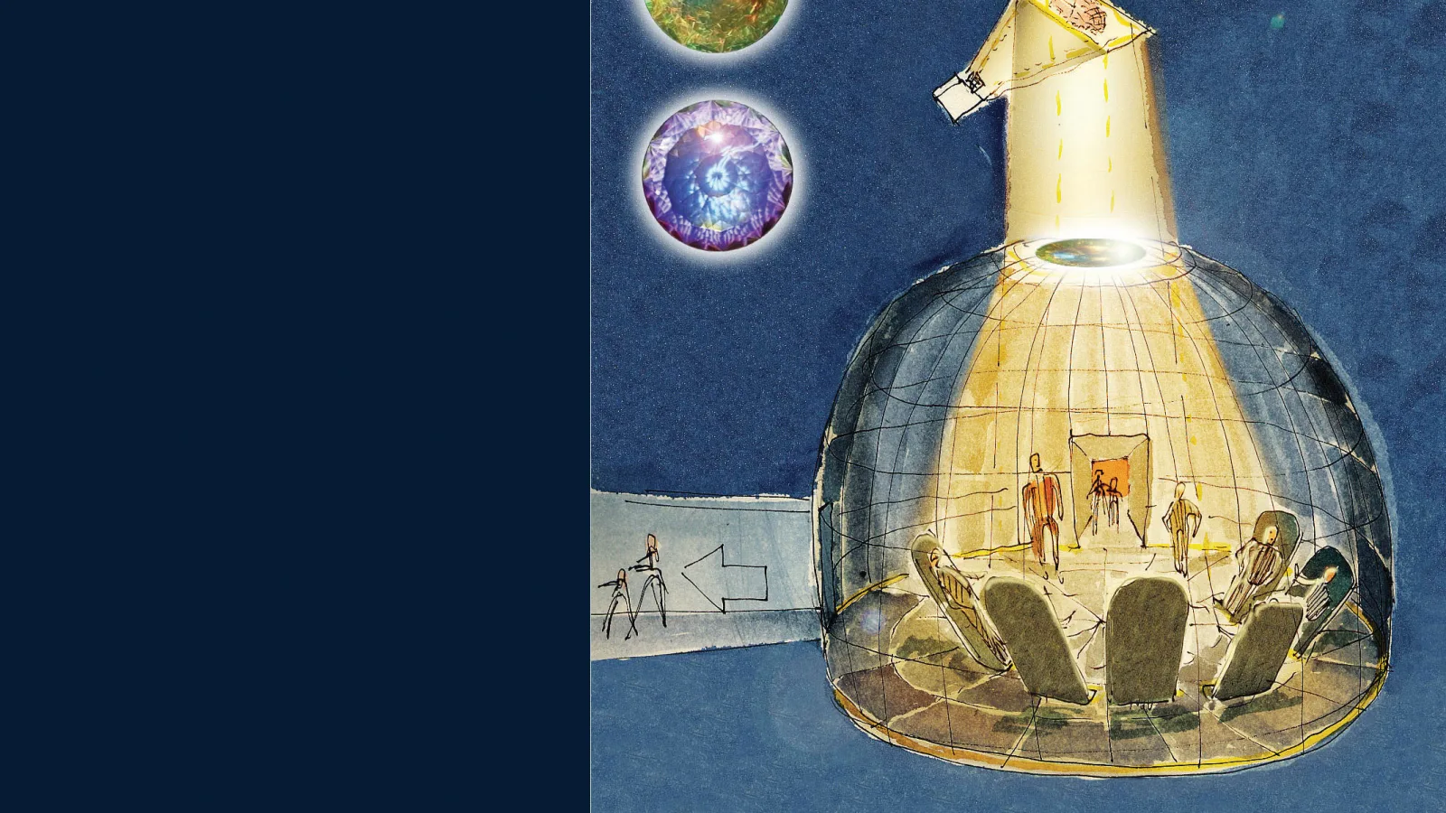 Swarovski Crystal Worlds, “Crystalscope”, illustration: Carl Auböck