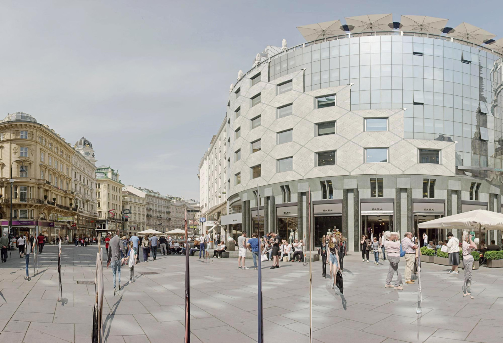 Standbild aus der Videoinstallation „Teleplasmatic Views of Vienna“ von Martin Reinhart und Virgil Widrich, 2019