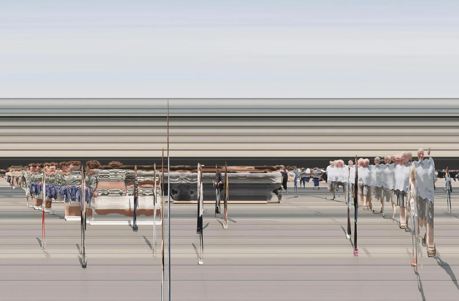 Still image from the video installation “Teleplasmatic Views of Vienna” by Martin Reinhart and Virgil Widrich, 2019