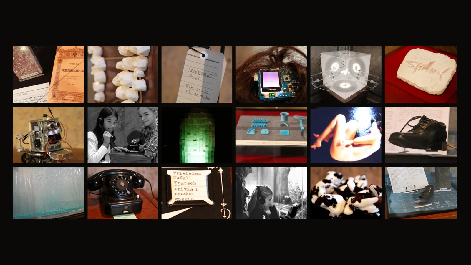 “Things that talk”, Museum of Natural History Vienna, 2011. Photos: Iulian Moise, Sabina Teichert, Virgil Widrich