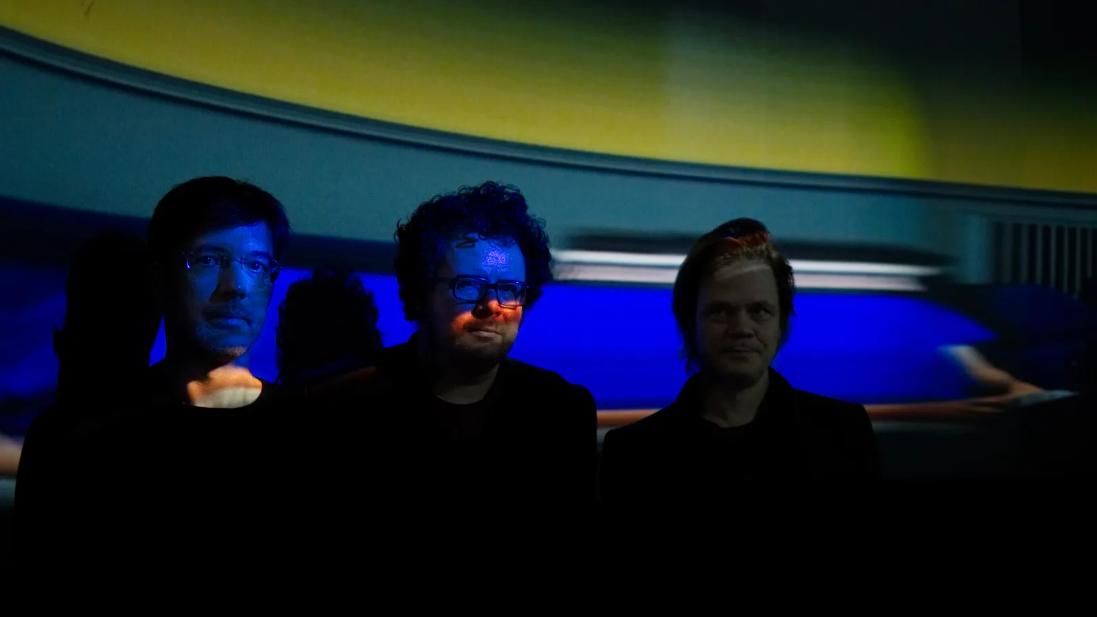 Virgil Widrich, Martin Reinhart and Siegfried Friedrich at the PanormaLab of the ZKM | Center for Art and Media Karlsruhe for “tx-reverse 360°”, October 2018