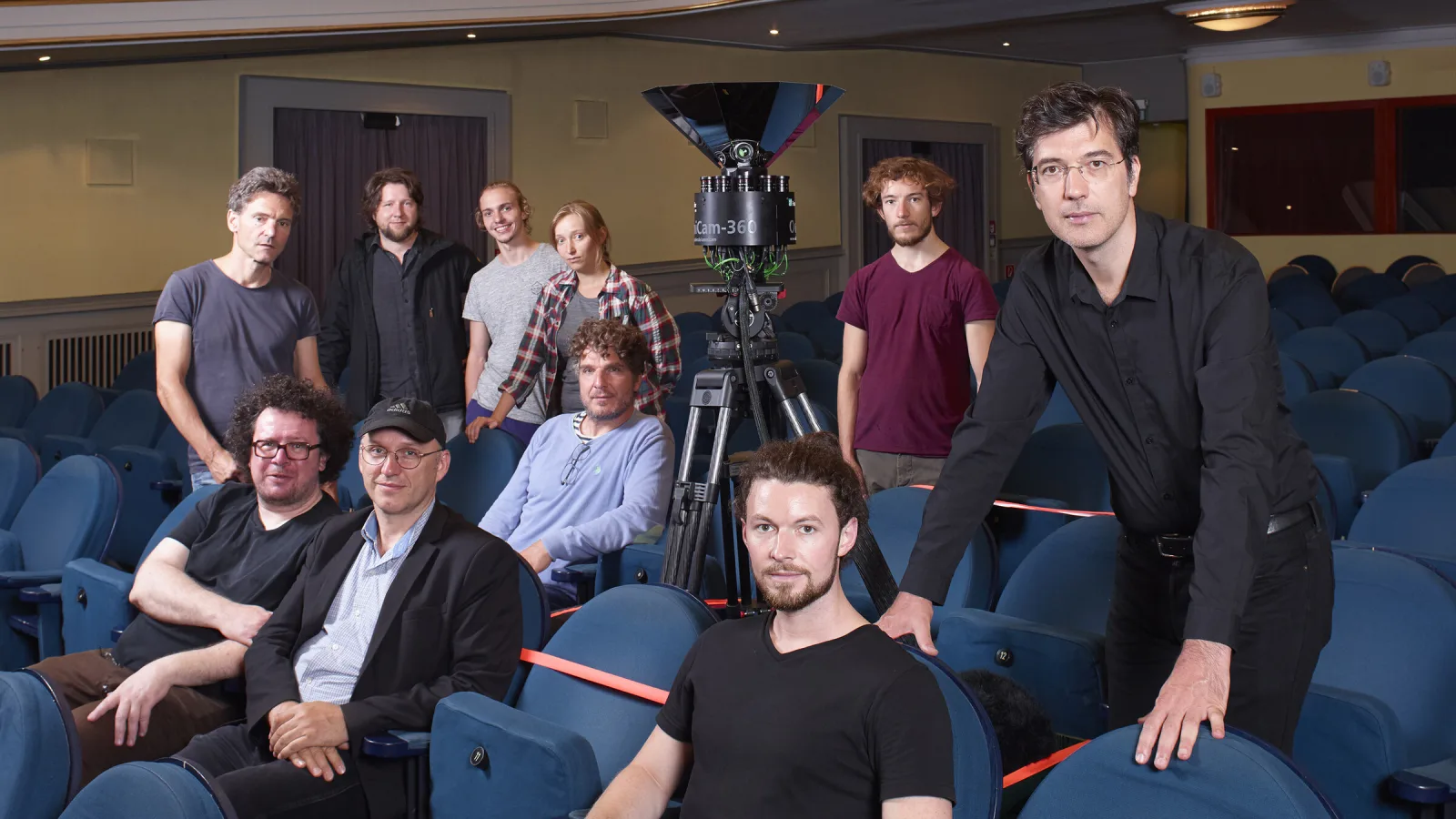 Filming of “tx-reverse” at the Kino Babylon Berlin, July 12, 2018. Photo: Alexander Grennigloh