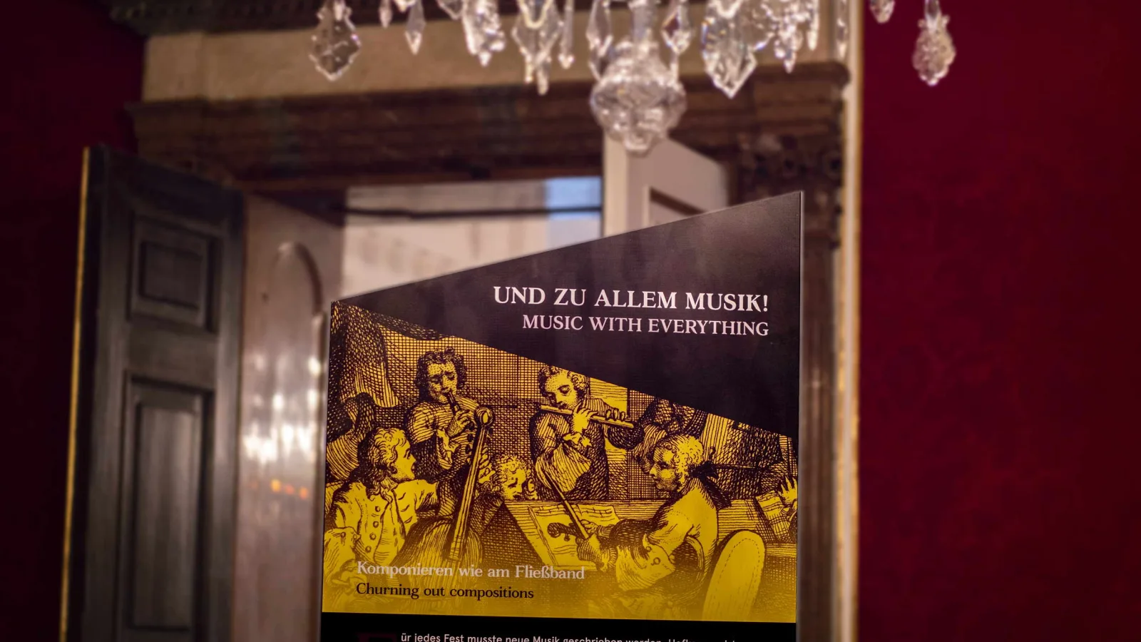 Exhibition in the DomQuartier Salzburg: “Music everywhere!”, Conference Hall, 2020, Photo: Virgil Widrich